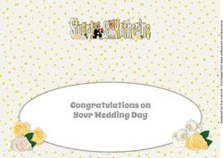Wedding Day with Teddies Stuart & Katherine Large Dl Insert