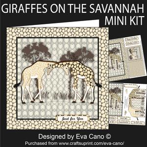Giraffes on the Savannah Mini Kit
