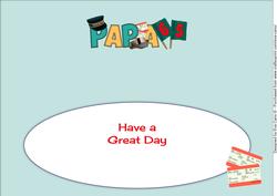 Train Station Theme Papa 65th Large Dl Insert