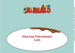 Bubbly, Strawberries & Chocolate Jubilado Large Dl Insert