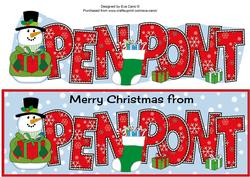 Merry Christmas from Penpont Large Dl