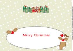 Gingerbread Couple Nana & Papa Large Dl 2 Insert