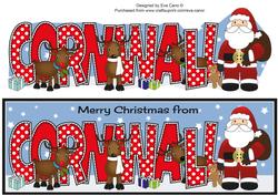 Merry Christmas from Cornwall Large Dl