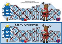 Scottish Rudolf the Reindeer Brother Large Dl