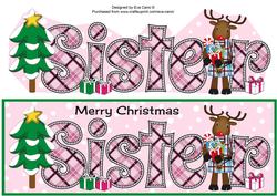 Scottish Rudolf the Reindeer Sister Large Dl