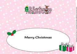 Scottish Rudolf the Reindeer Sister Large Dl Insert