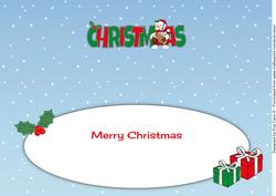 Scottish Snowman Piper Christmas Large Dl 2 Insert