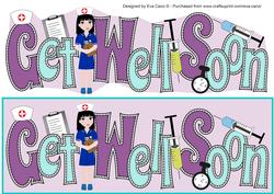 Cute Nurse Get Well Soon Large Dl 2