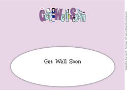 Cute Nurse Get Well Soon Large Dl 2 Insert