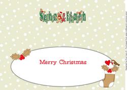 Gingerbread Man Stephen & Elizabeth Large Dl Insert