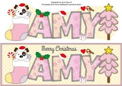 Patch Xmas Amy Large Dl