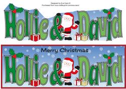 Shy Santa Hollie & David Large Dl