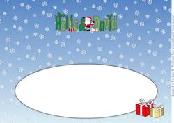 Shy Santa Hollie & David Large Dl Insert