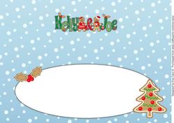 Gingerbread Couple Kelly & Joe Large Dl Insert