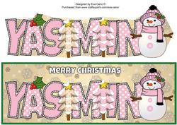 Cute Snowman Yasmin Large Dl