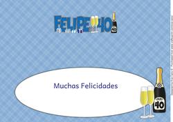 Champagne & Presents Felipe 40 Large Dl Insert