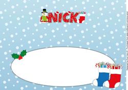 Snowman Nick Large Dl Insert 2