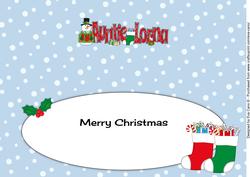 Snowman in Jacket Auntie Lorna Large Dl Insert