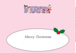 Christmas Fairies Verity Large Dl Insert