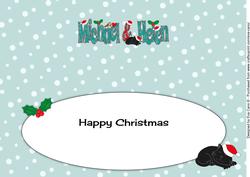Christmas Names Michael & Helen Large Dl Insert