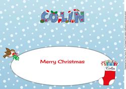 Christmas Names Colin Large Dl Insert