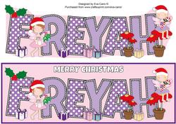 Christmas Fairies Freyah Large Dl