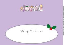 Christmas Angels Hannah Large Dl Insert