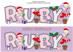 Christmas Fairies Ruby Large Dl 2