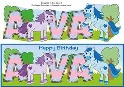 Little Ponies Ava Large Dl
