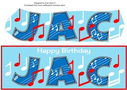 Music Notes Jac Large Dl