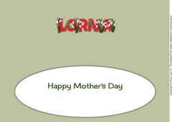 Mothers Day Snowdrops Lorna Large Dl Insert