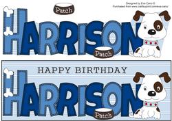 Patch the Dog Harrison Large Dl 2