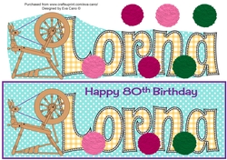 Spinning Wheel LORNA 80th large dl 2