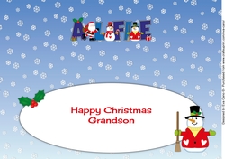 Santa & Snowmen ALFIE large dl insert 2