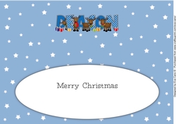 Rudolf and friends DEACON large dl insert