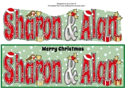Christmas SHARON & ALAN large dl