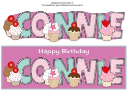 Cupcakes CONNIE large dl