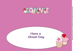 Cupcakes CONNIE large dl insert