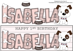 Patch the Dog ISABELLA 1st large dl