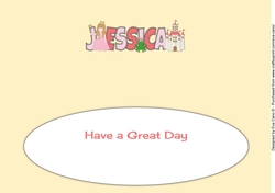 Little Princess JESSICA large dl insert