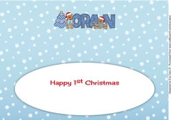 First Christmas Teddies ORAN large dl insert
