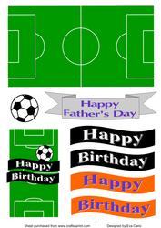 Football Pitch for Male Birthday / Father's Day