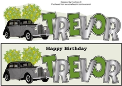Vintage Car TREVOR large dl