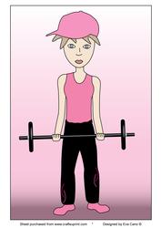 Sporty Girl A4
