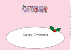Christmas Fairies CAITLIN large dl insert
