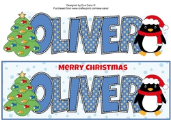 Eddie the Penguin OLIVER large dl