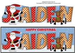 Santa & Rudolf JAIDEN large dl
