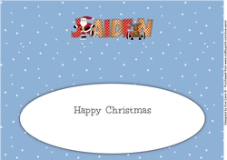Santa & Rudolf JAIDEN large dl insert