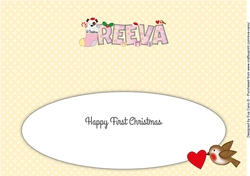 Patch 1st Xmas REEVA large dl insert