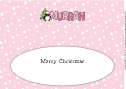 Eddie the Penguin MURRAN large dl insert